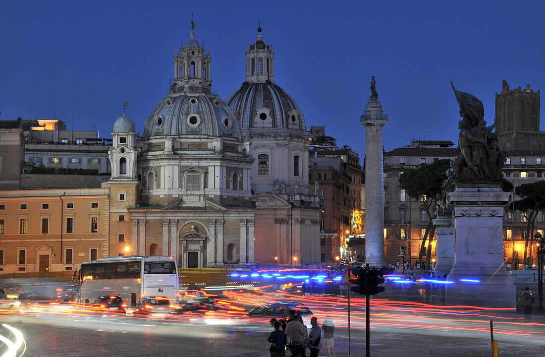 Santa Maria Loreto on Piazza Venezia, Rome, Italy