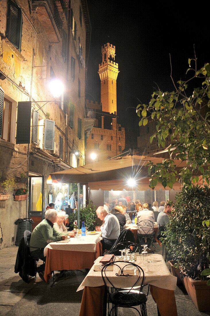 Restaurant Papei am Mercado, Siena, Toskana, Italien