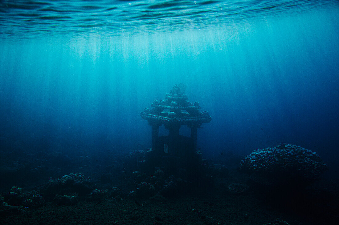 Underwater temple, Amed, Bali, Indonesia