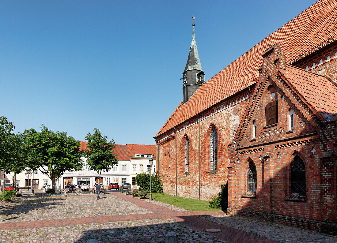 City Church at the Market, Krakow at the Lake, Mecklenburg-Western Pomerania, Germany