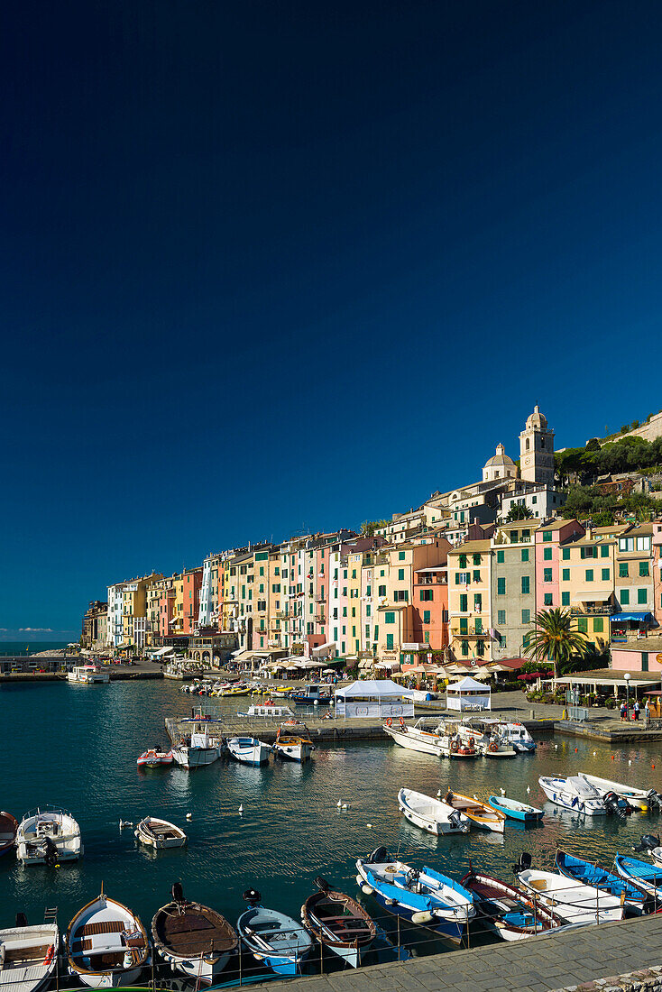 Hafen, Porto Venere, Provinz La Spezia, Ligurien, Italien