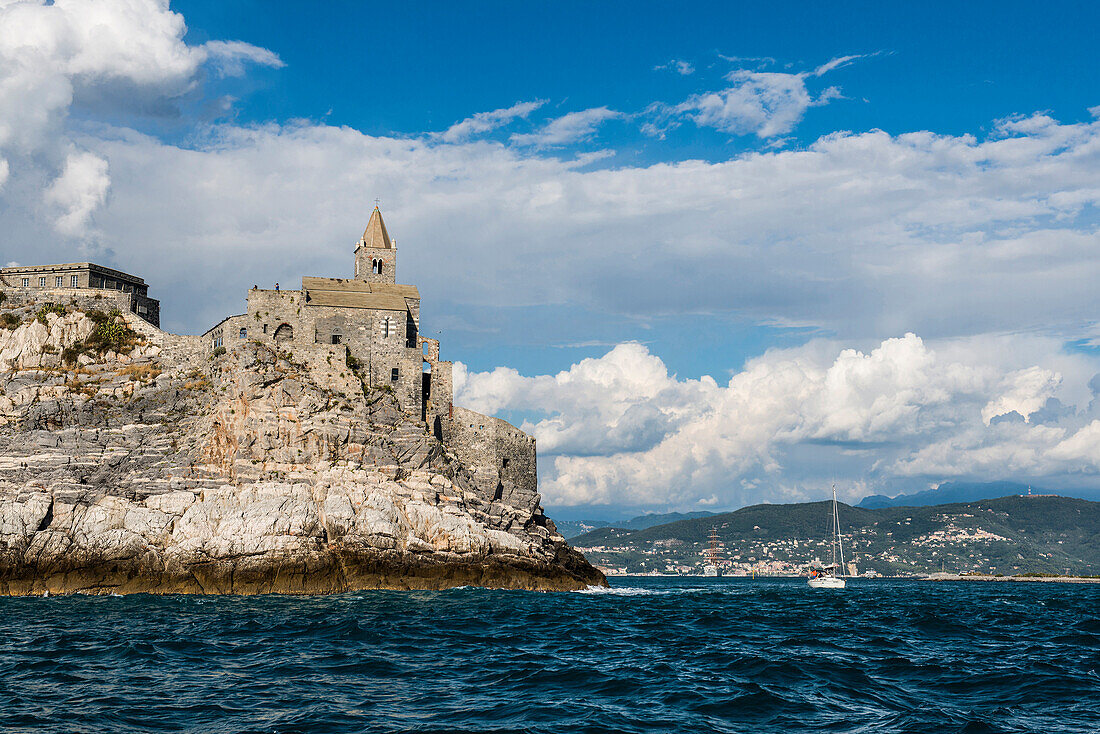 Church of St. Peter, Portovenere, Province of La Spezia, Liguria, Italia