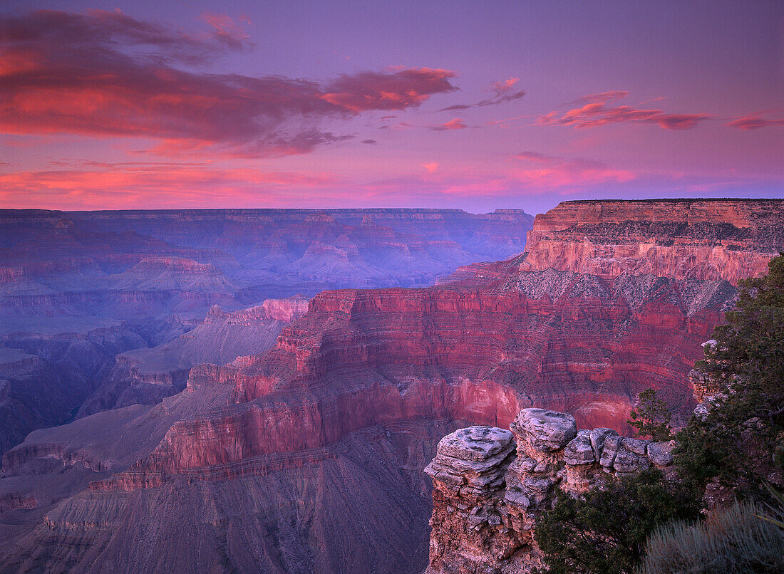 View of the South Rim from Pima Point, Grand Canyon National Park, Arizona