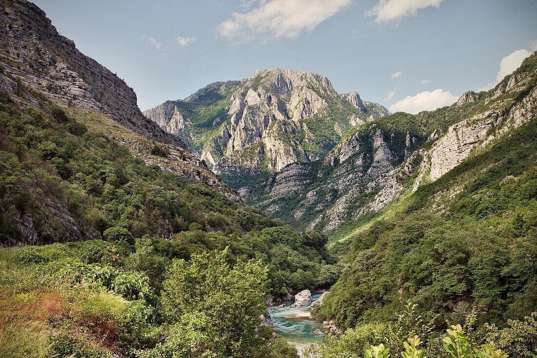 Moraca Canyon near Podgorica, Montenegro, Western Balkan, Europe