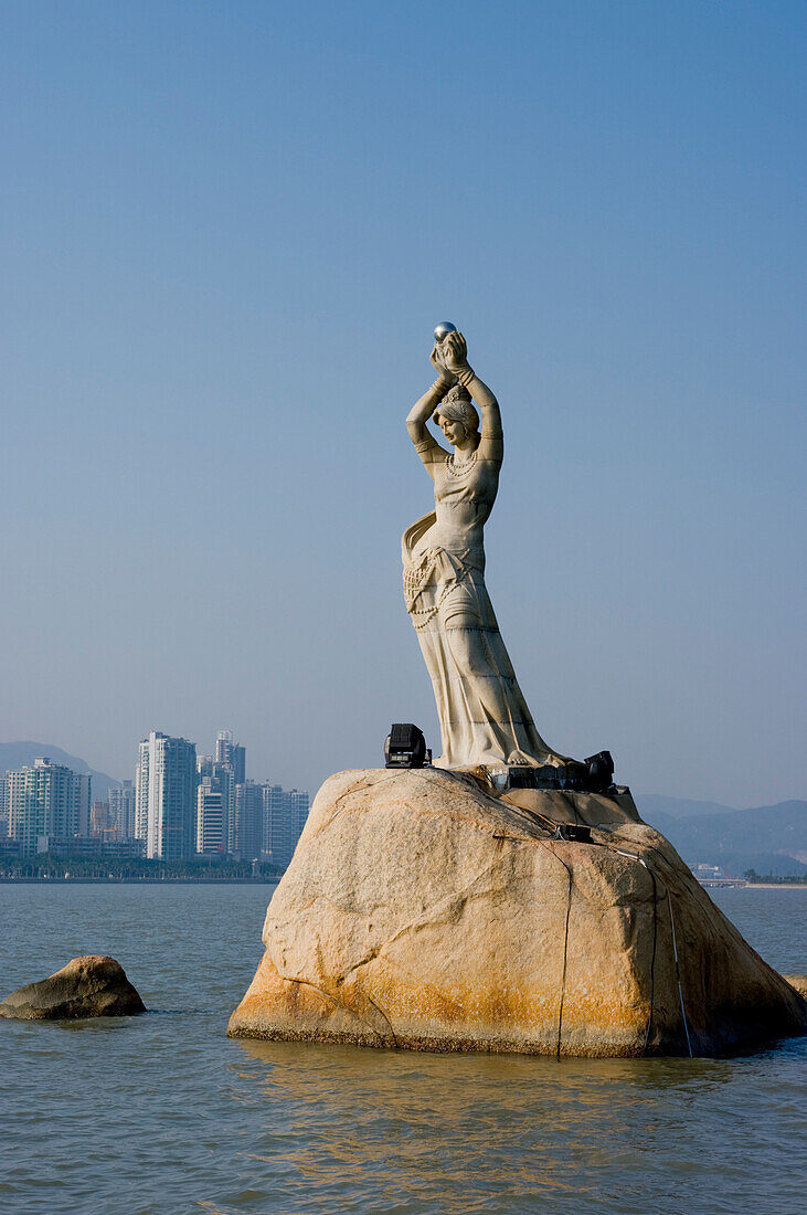 Fishergirl Statue, Zhuhai, Guangdong, China, 2008, Â© Charles Bowman/Axiom