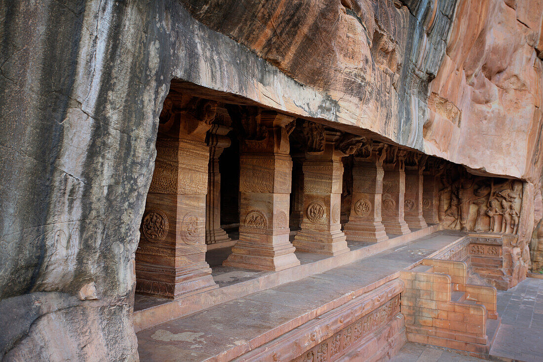 Cave temples, Badami, Karnataka, India