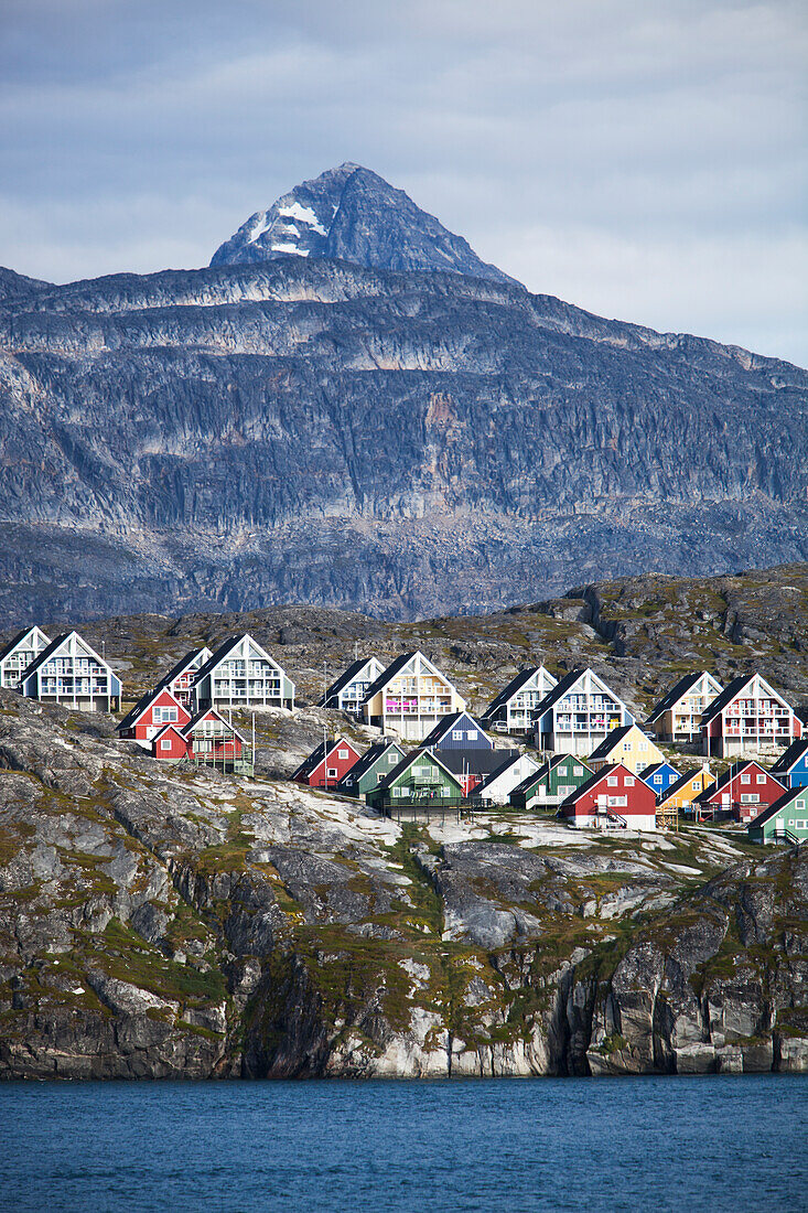 Views up fjord, Nuuk, Greenland, Denmark