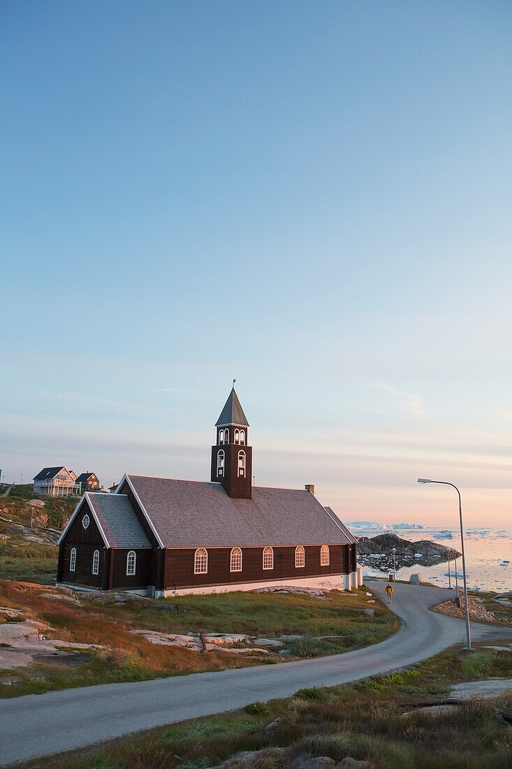 Zion Church built in 1782, Ilulissat (Jakobshavn), Greenland