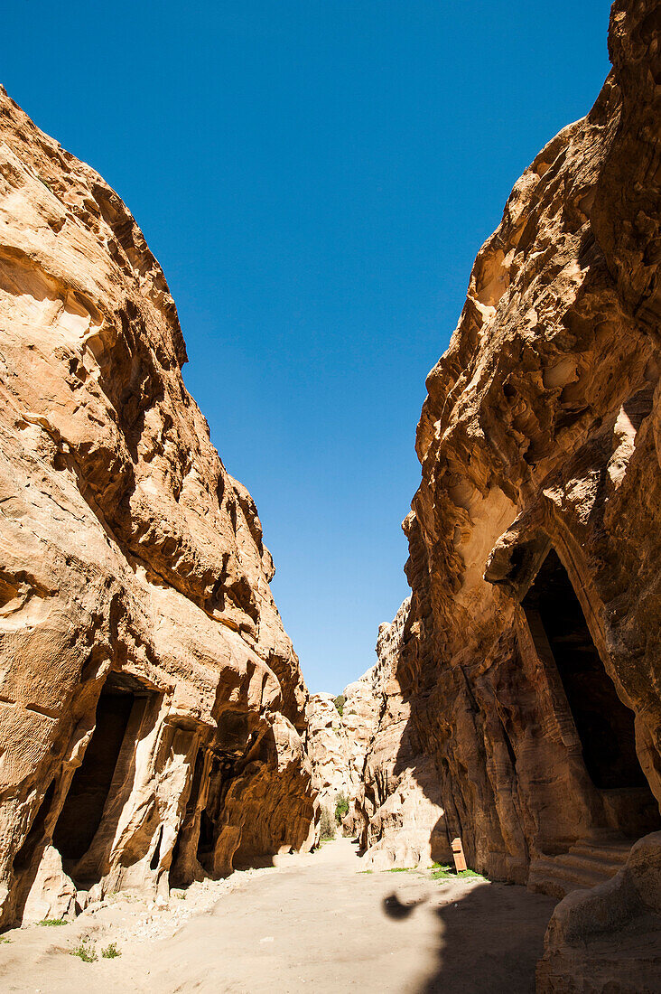Siq el-Barid, Little Petra, Wadi Musa, Jordanien, Naher Osten