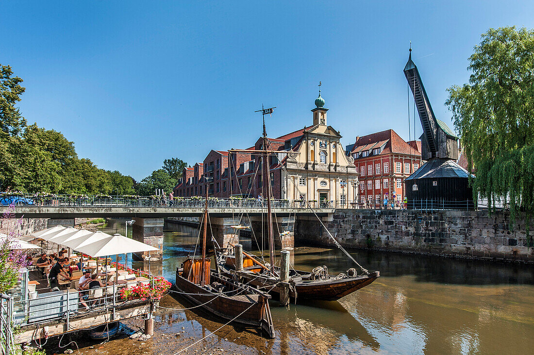 Riverside quarter (Wasserviertel), Lueneburg, Lower Saxony, Germany