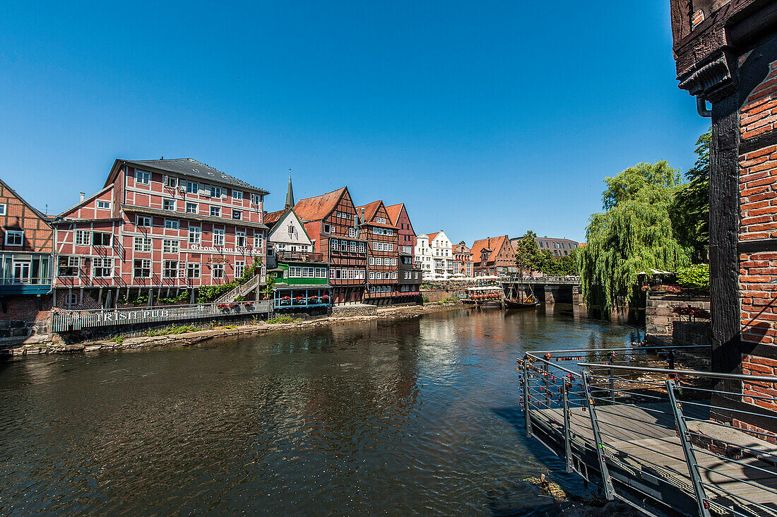 Riverside quarter (Wasserviertel), Lueneburg, Lower Saxony, Germany