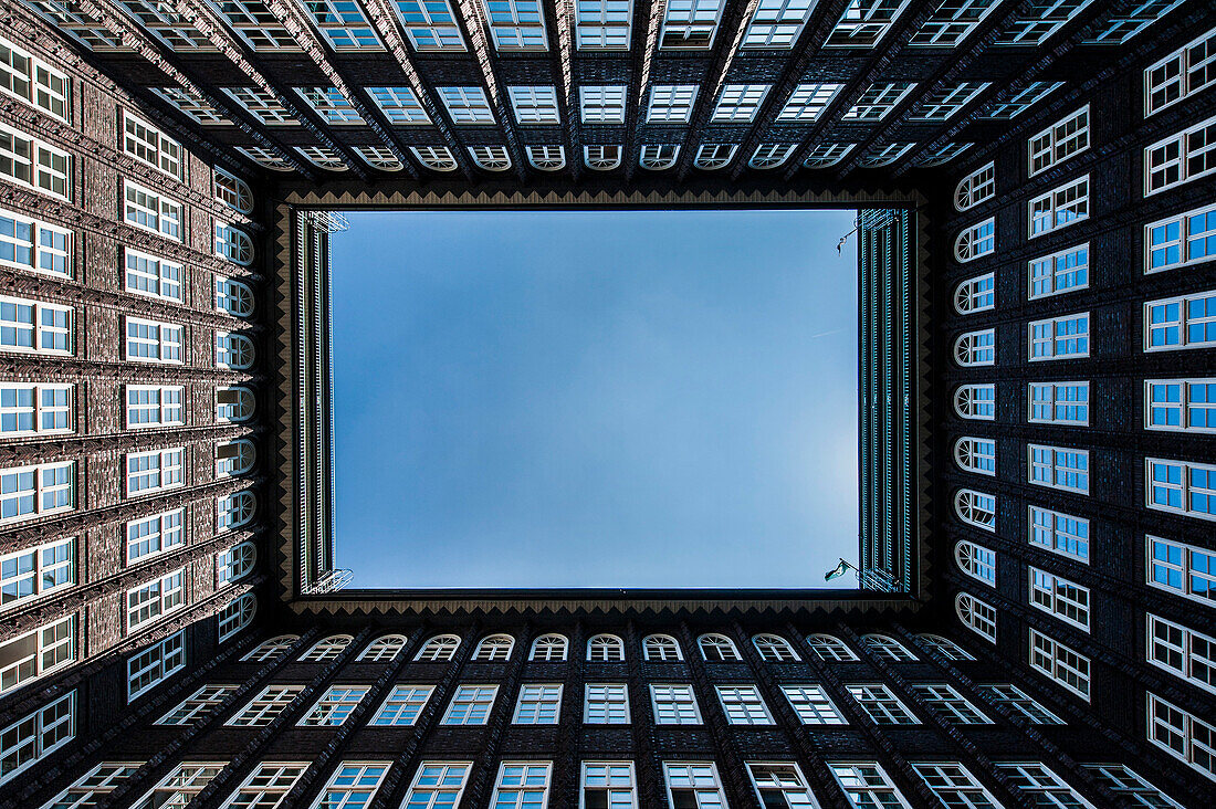 Chilehaus, historisches Kontorhaus, Hamburg, Deutschland