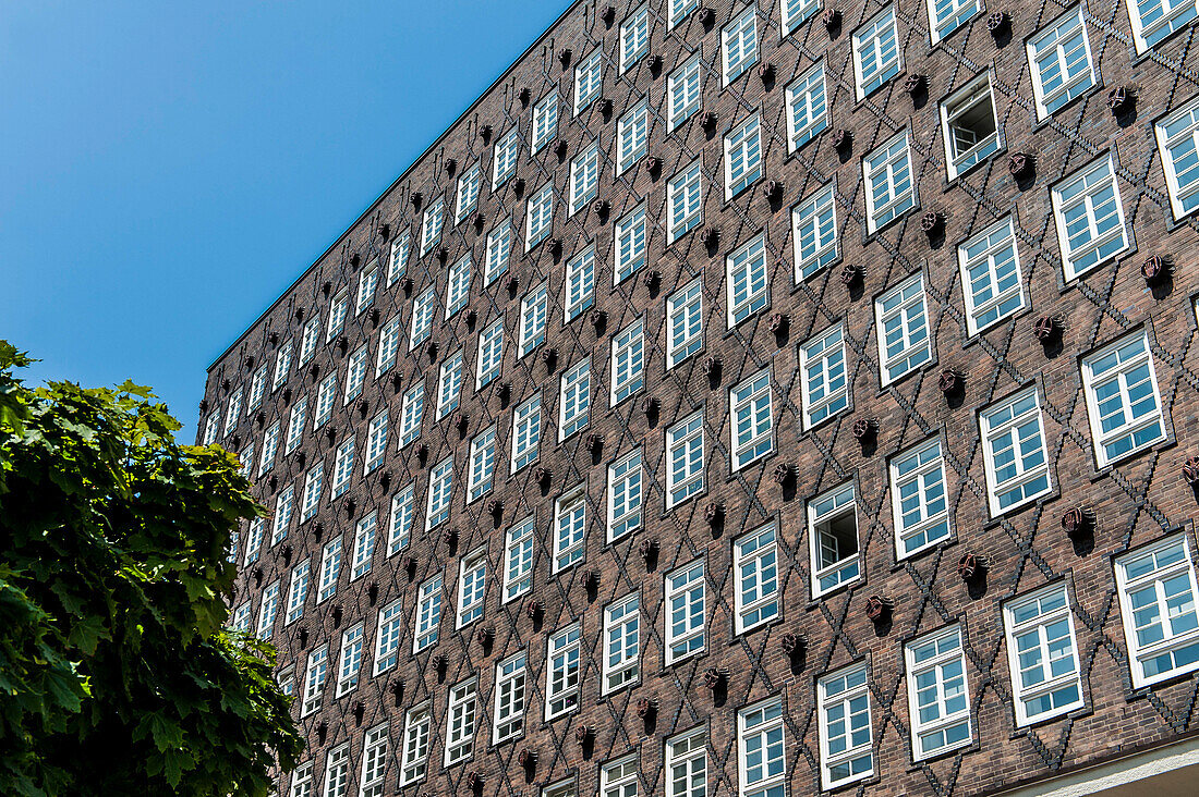 Sprinkenhof, historisches Kontorhaus, Hamburg, Deutschland