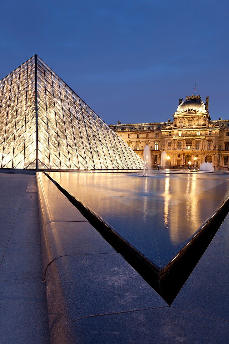 Louvre museum, Paris, Ile de France, France