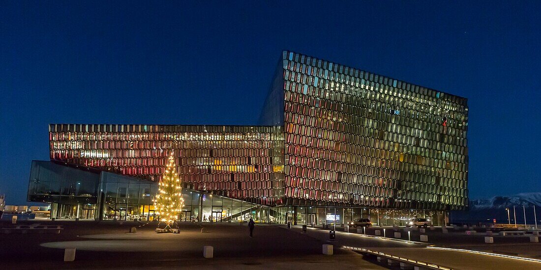 Harpa Concert Hall and Conference Center, Reykjavik, Iceland Situated on the boundary between land and sea, Harpa is a gleaming modern building reflecting both sky and harbor
