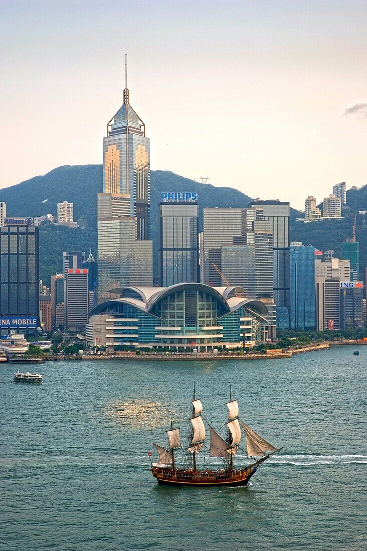 Convention Centre and Victoria Harbour, Hong Kong