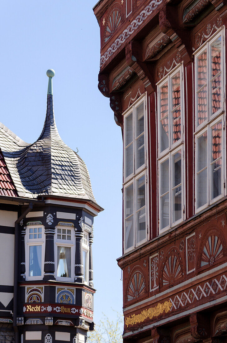 Fachwerkhaus in Goslar, Harz, Niedersachsen, Deutschland, Europa
