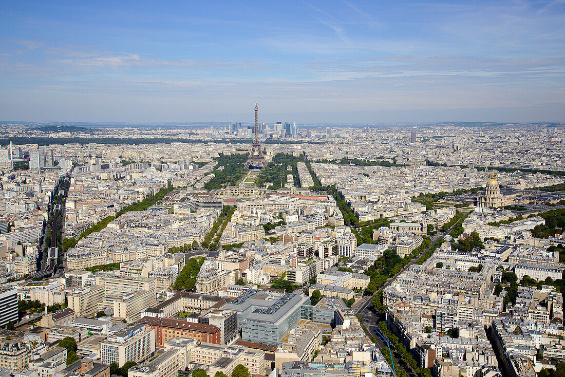 Blick vom Tour Montparnasse, Paris, Frankreich, Europa