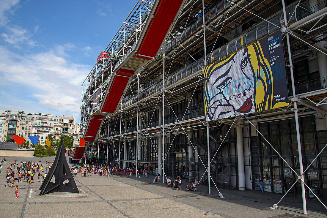 Centre Pompidou, Paris, Frankreich, Europa