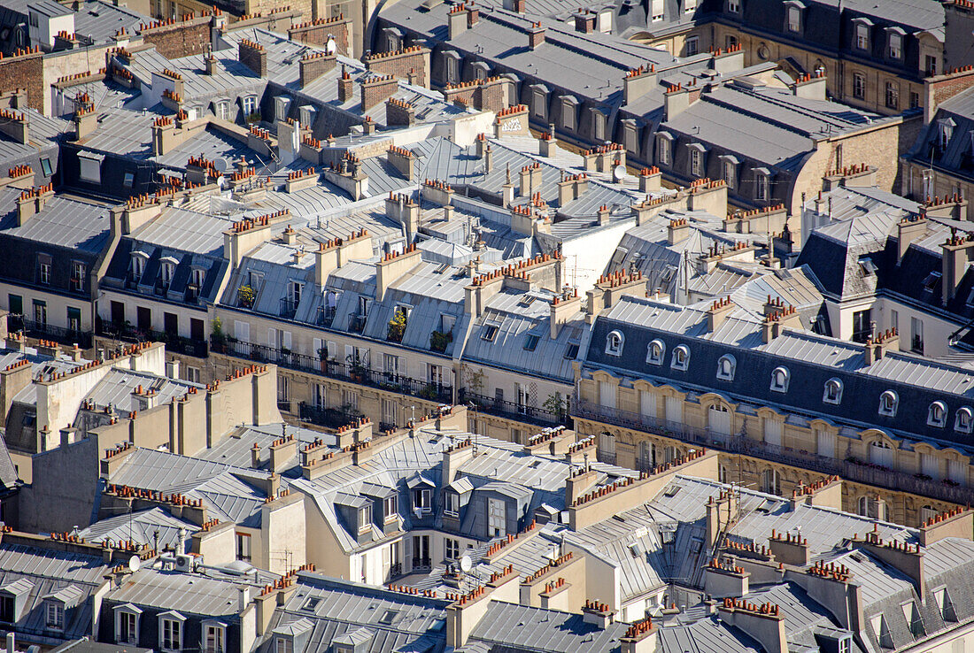 View from Tour Montparnasse, Paris, France, Europe