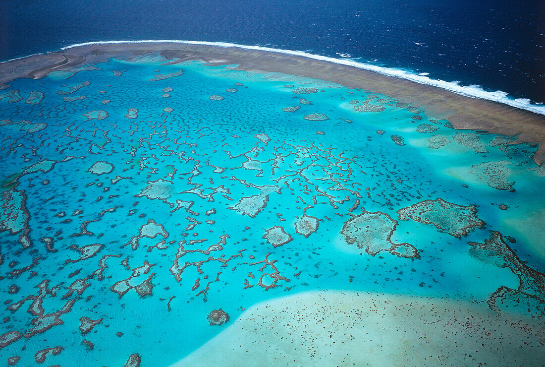 Coral reef, Capricornia Cays National Park, Great Barrier Reef, Queensland, Australia