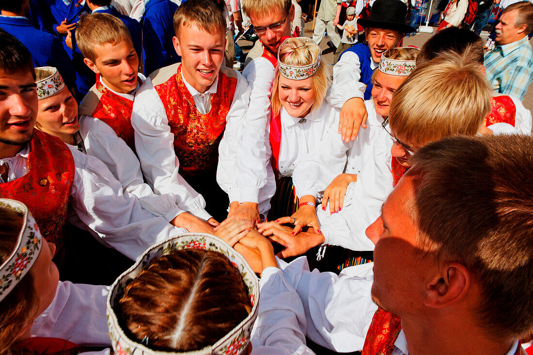 Song and dance festival, Tallinn, Estonia, Baltic States