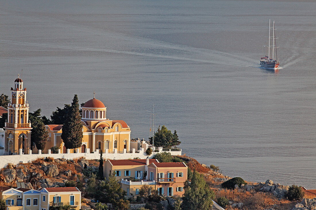 Stadtteil Angelidi, Symi Stadt, Symi, Dodekanes, Südliche Ägäis, Griechenland