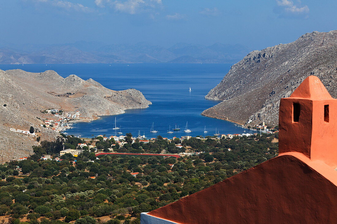 Pedi Bay, Symi, Dodecanese, South Aegean, Greece