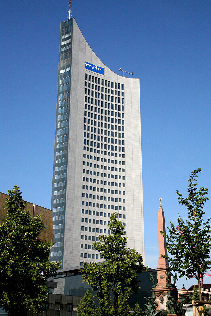 City-Hochhaus, Leipzig, Sachsen, Deutschland