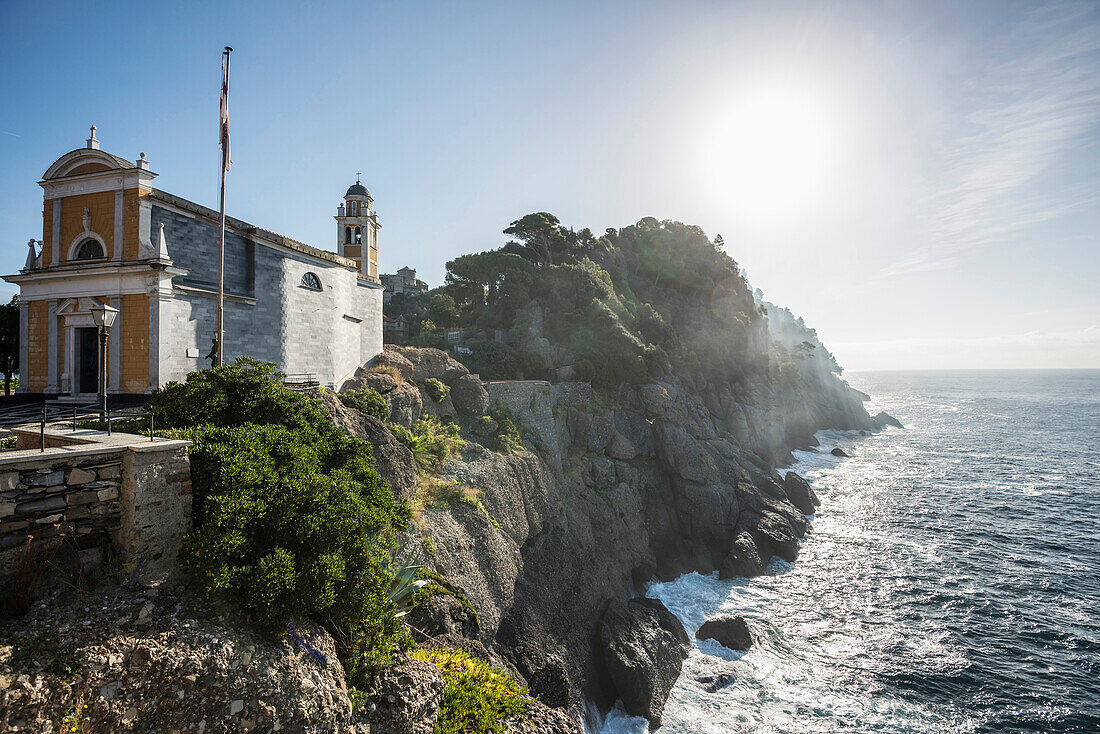 Chiesa di San Giorgio, Portofino, province of Genua, Italian Riviera, Liguria, Italy