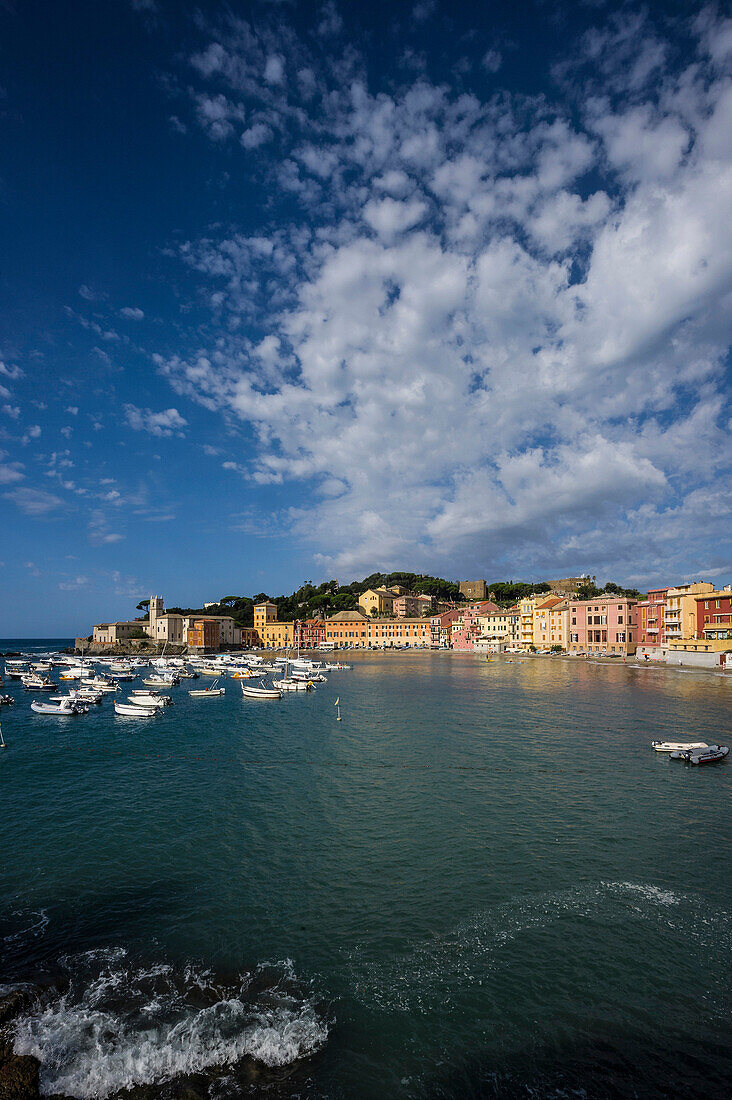 Baia del Silencio, Sestri Levante, Provinz Genua, Riviera di Levante, Ligurien, Italien