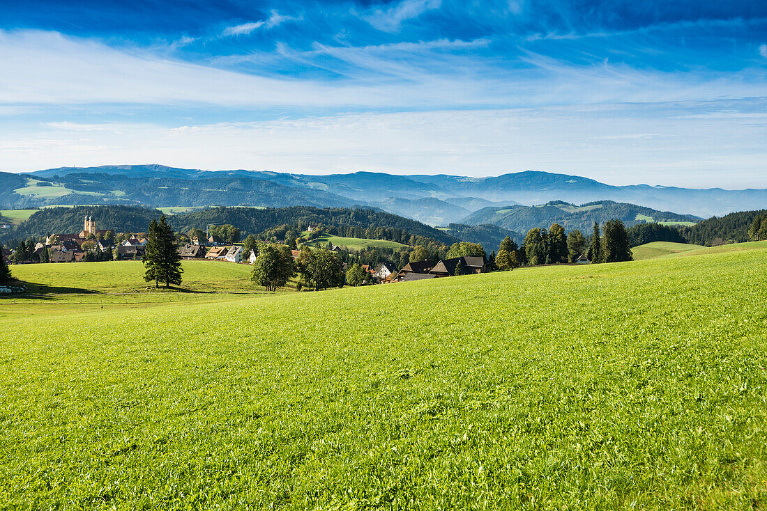 Landschaft bei St Märgen, Schwarzwald, Baden-Württemberg, Deutschland