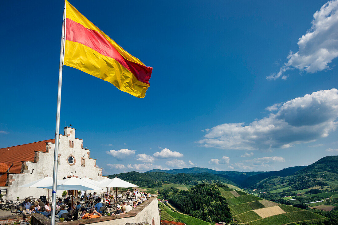 Staufenberg Castle, Durbach, Ortenau, Black Forest, Baden-Wuerttemberg, Germany