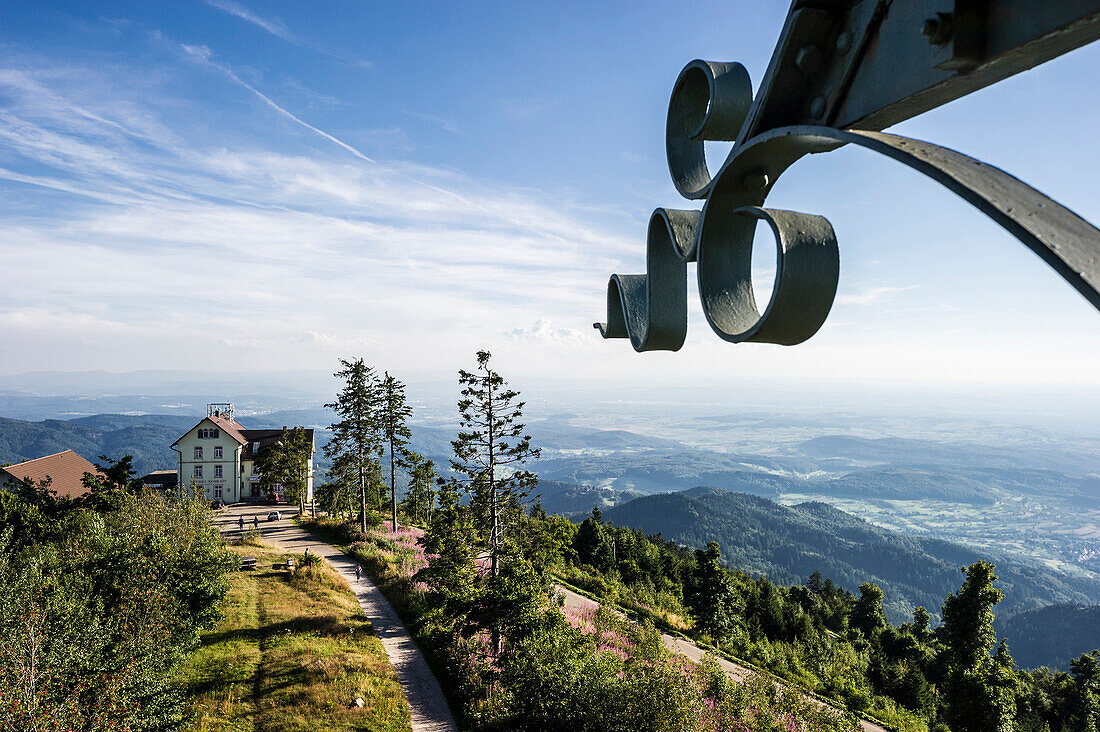 Peak of the Blauen Mtn., near Schliengen, Black Forest, Baden-Wuerttemberg, Germany