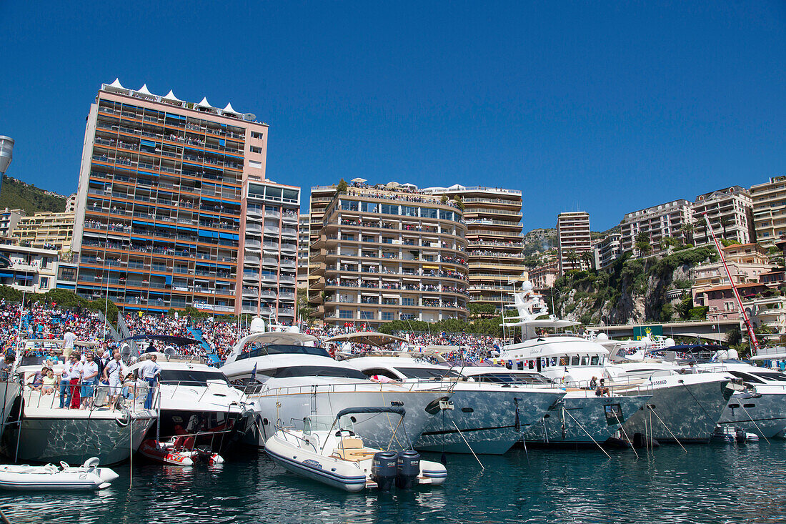 Port Hercule, Monaco, Monte Carlo, Côte d´Azur, Frankreich, Europa