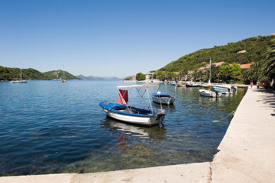 Bucht, Sipanska Luka, Sipan, Elaphiten, Kroatien