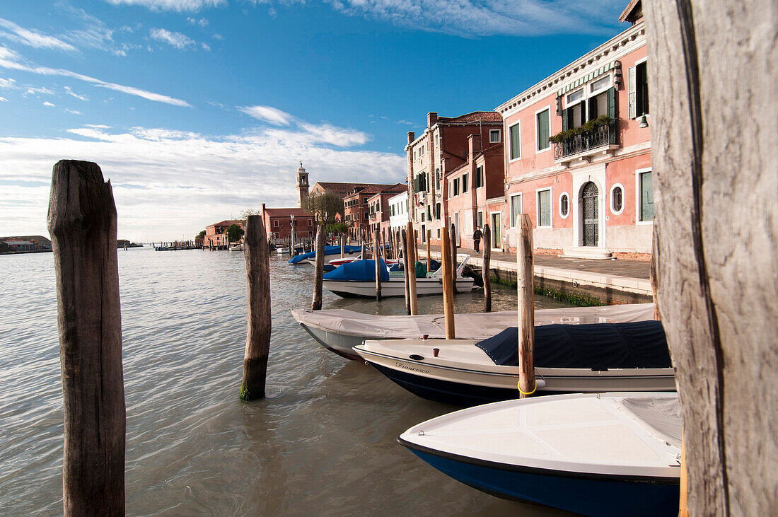 Boats, Murano, Venice, Veneto, Italy