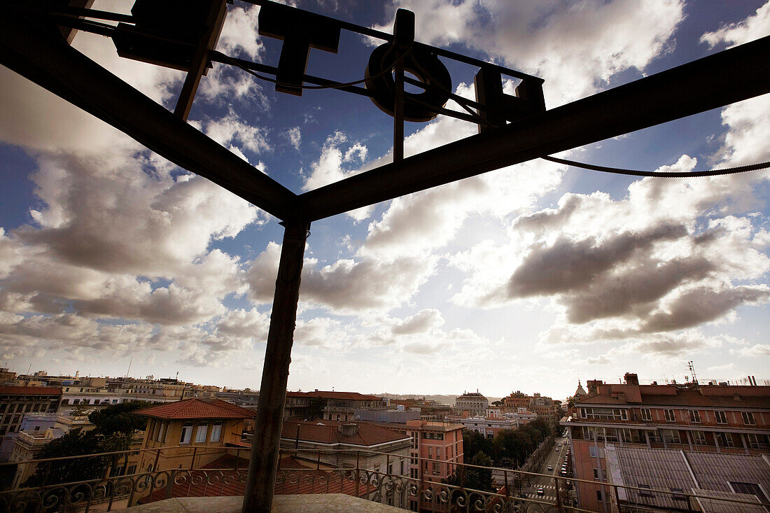 Ausblick von der Dachterrasse des Hotels Romanico Palace, Rom, Latium, Italien