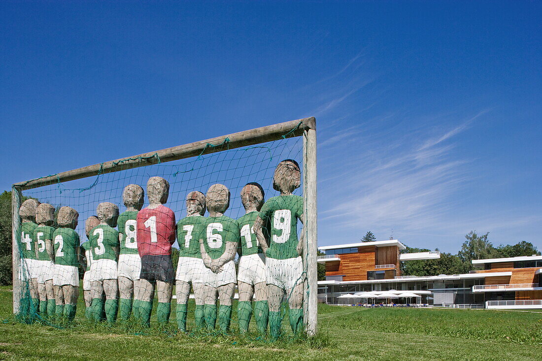 Football team B56 Chemie Leipzig by Günter Schumann, Buchheim Museum der Phantasie, Upper Bavaria, Bavaria, Germany