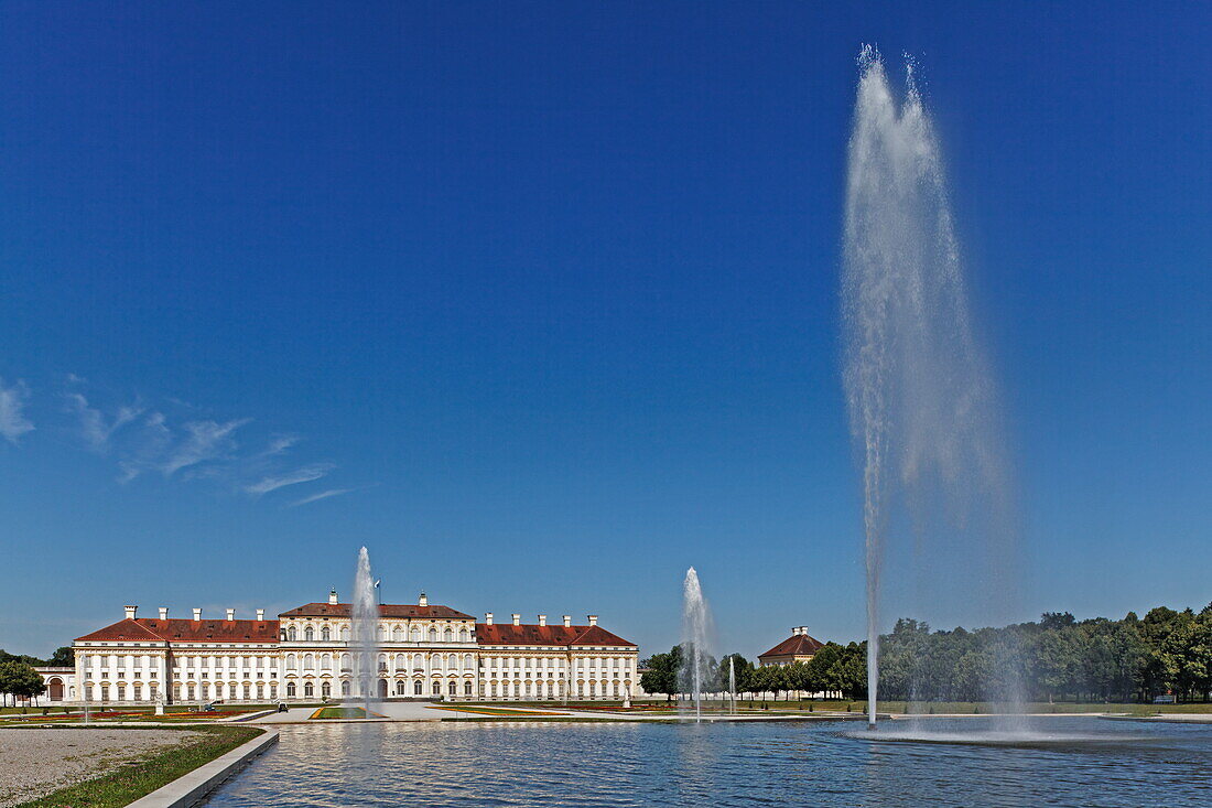 Neues Schloss, Oberschleissheim, Munich, Upper Bavaria, Bavaria, Germany