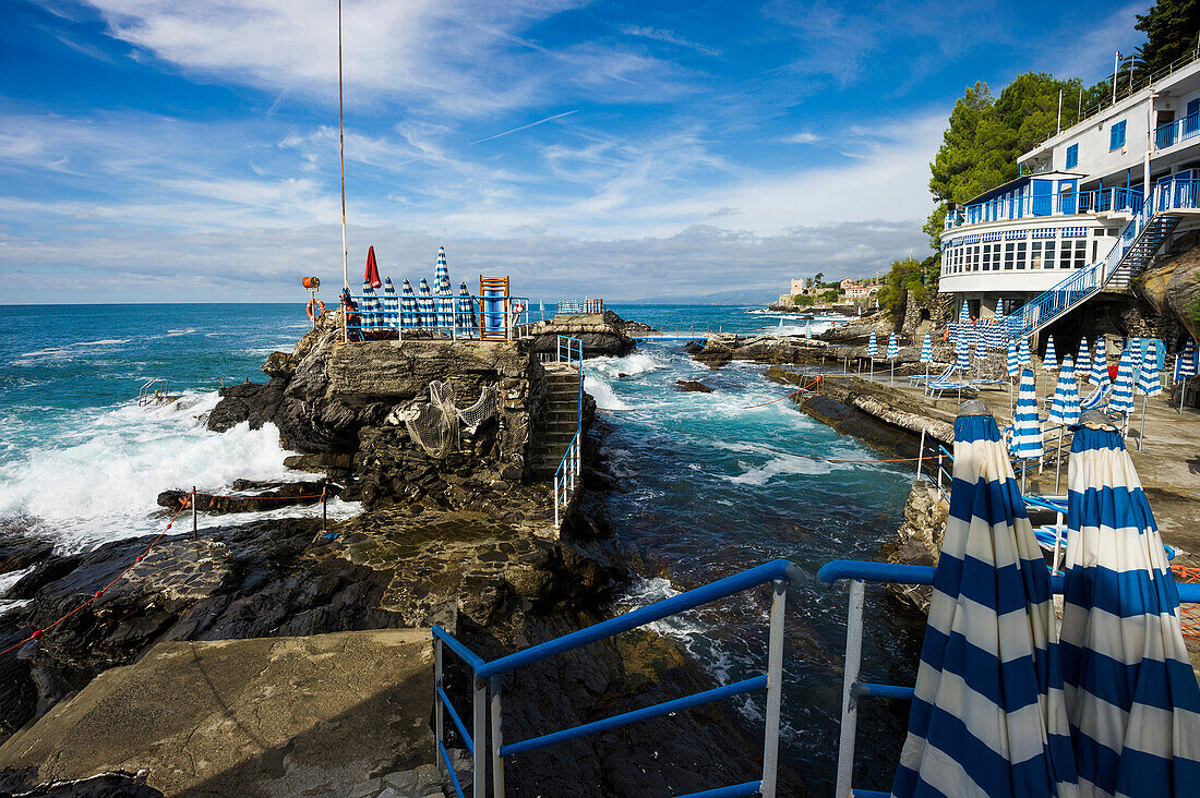 Bagni Scogliera, Nervi, Genua, Ligurien, Italien