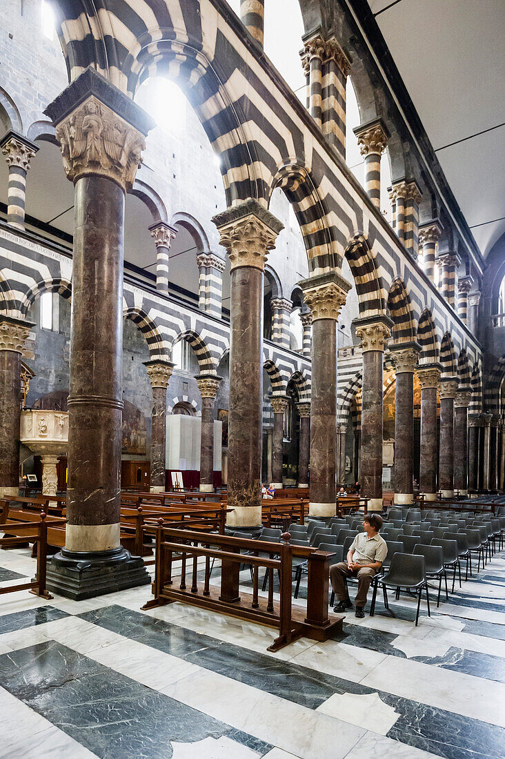 Kathedrale San Lorenzo, Genua, Ligurien, Italien