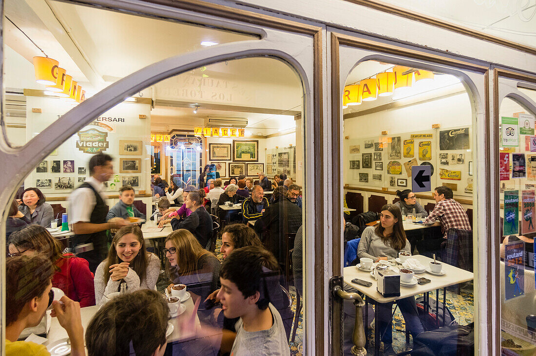 La Granja Viader, Milk Bar, Café, Raval, Barcelona, Spanien