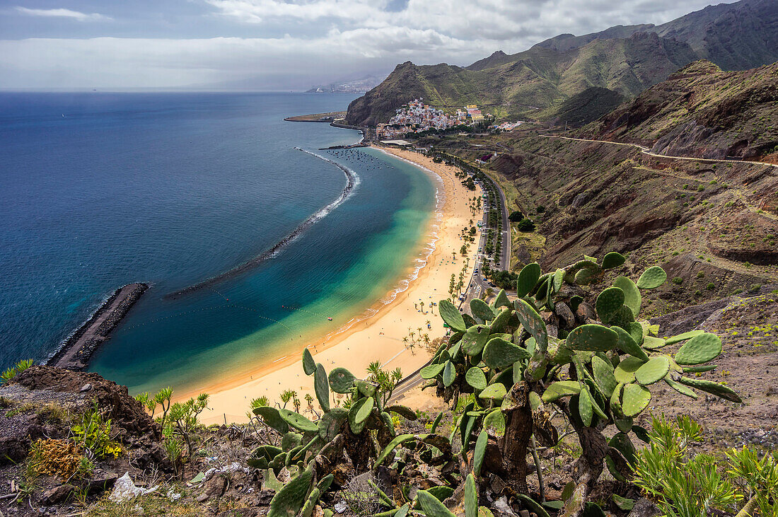 Tenerife beach, Playa de las Teresitas, Tenerife, Canary Islands, Spain