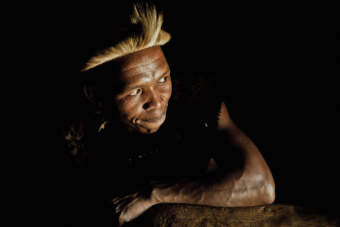 Man of the Zulu tribe, KwaZulu-Natal, South Africa, Africa