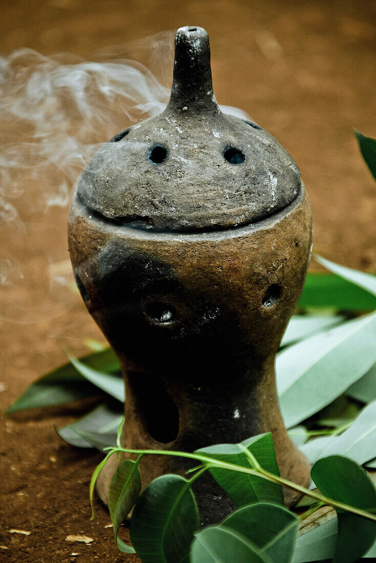 Traditioneller Räucherofen, Äthiopien, Afrika