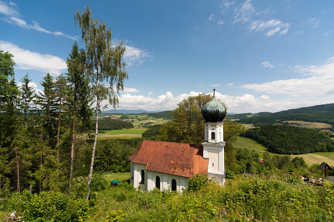 Neurandsberg pilgrim church, Bavarian Forest, Bavaria, Germany