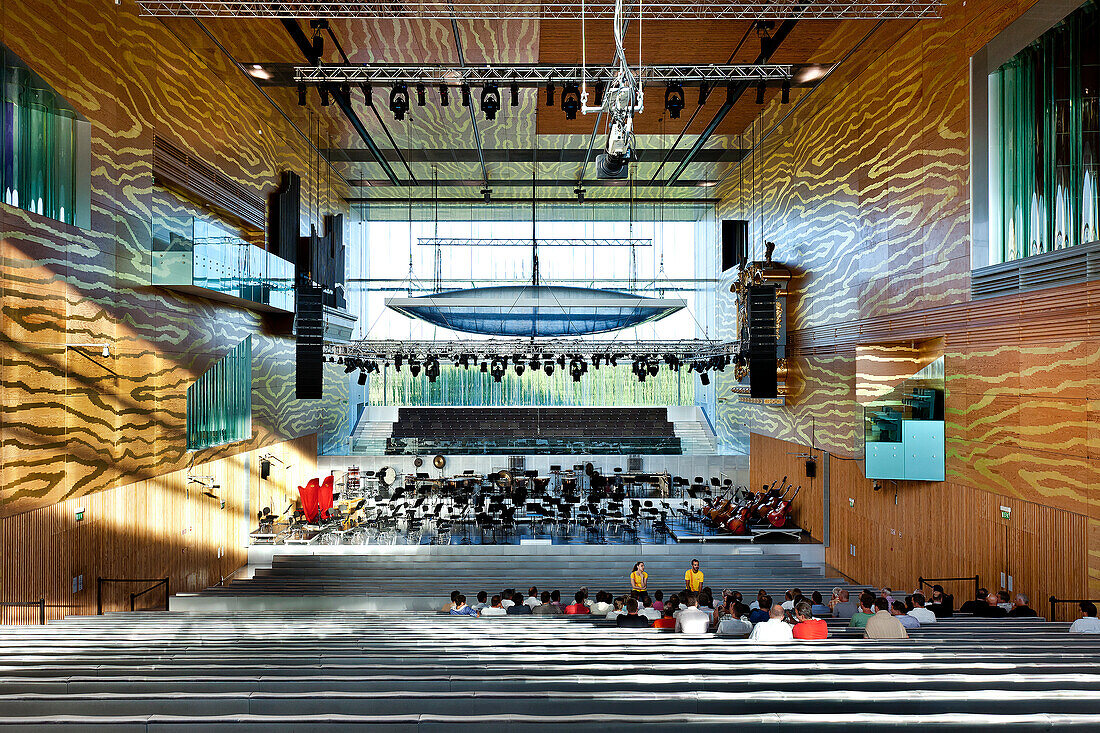 Interior, Concert Hall Casa de Musica, Porto, Portugal