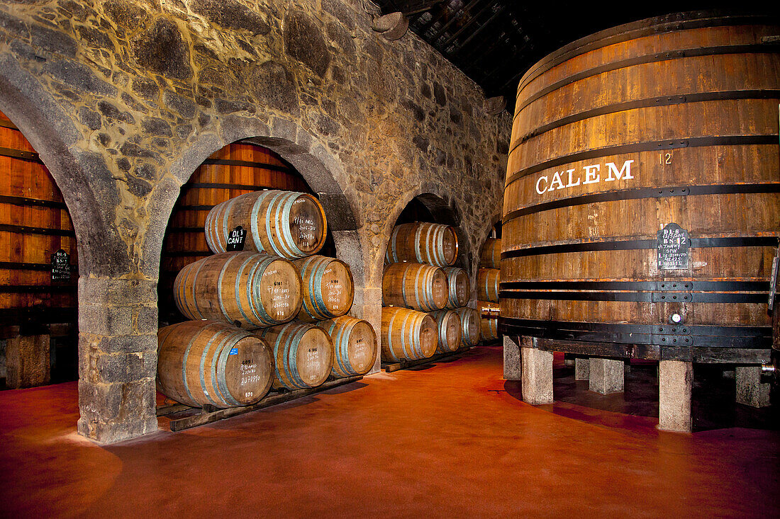 Port wine cellars Calem, Porto, Portugal