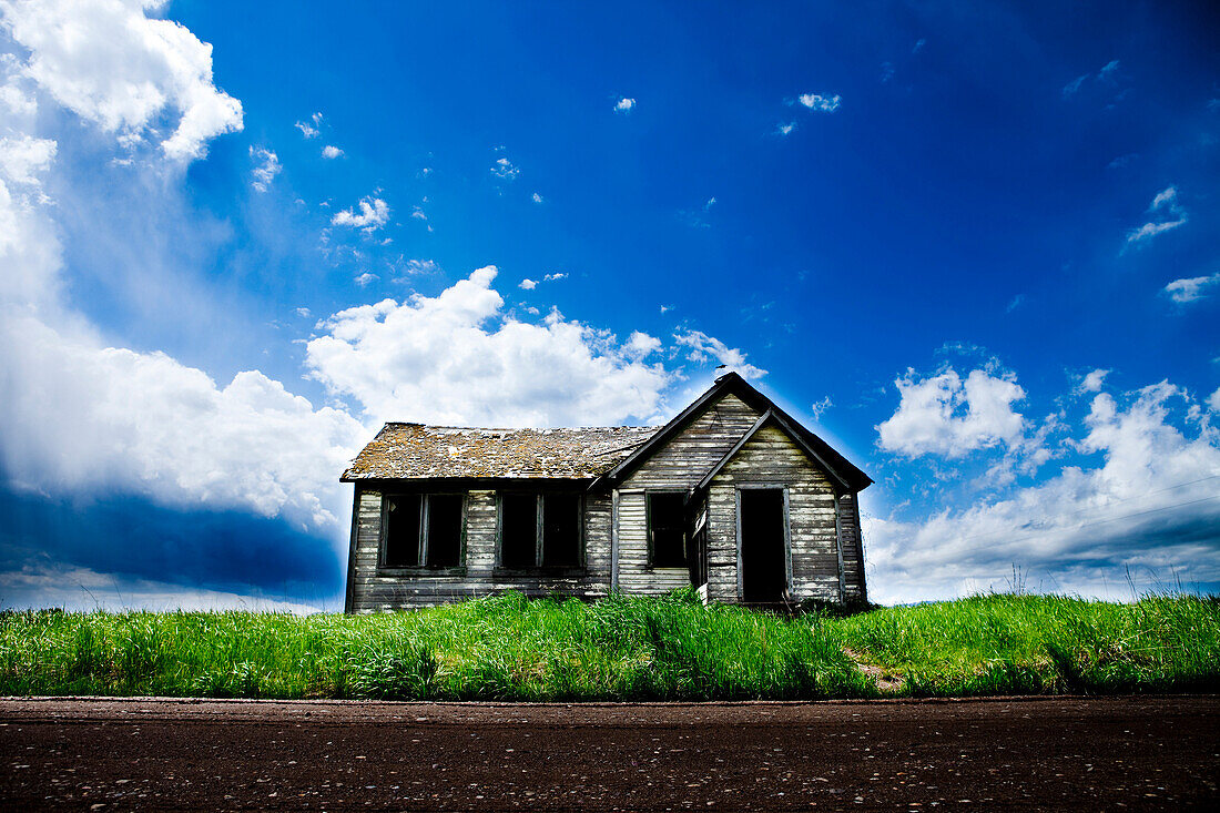 An old deserted schoolhouse Jackson Hole, Wyoming, United States